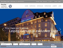 Tablet Screenshot of parkhotelleipzig.de